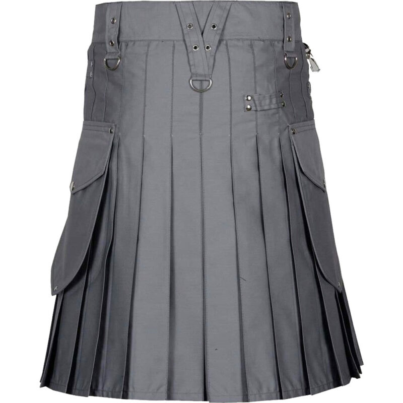 Modern Utility Kilt With Cargo Pockets