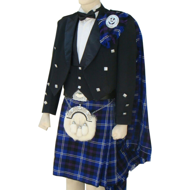 SCOTTISH PRINCE CHARLIE JACKET & KILT OUTFIT SET