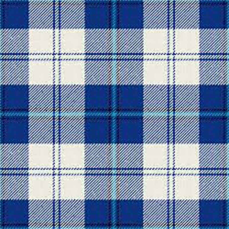 Cunningham Dress Royal Blue Tartan