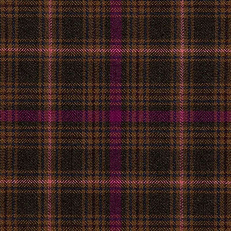Hebridean Salmon Herringbone Tartan