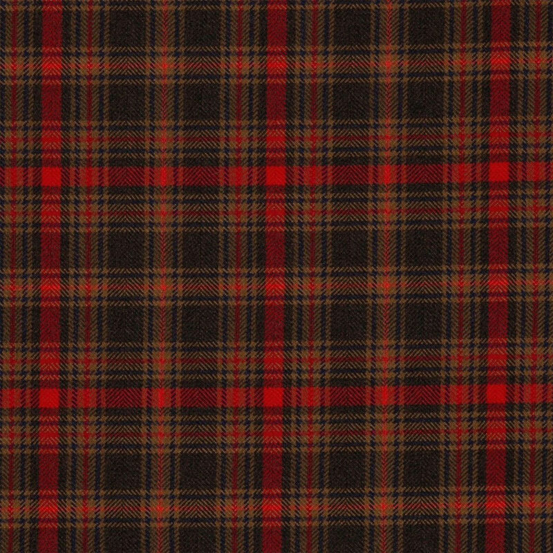 Highland Peat Herringbone Tartan Kilt – Image 2