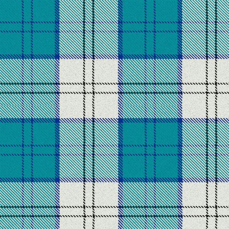 Lennox Dress Turquoise Tartan