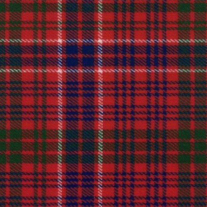 Macrae Red Modern Tartan
